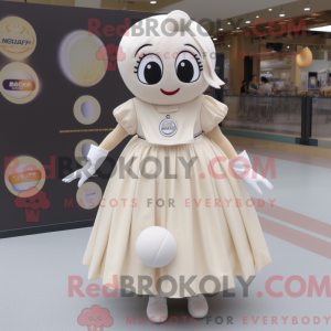 Mascot character of a Cream...