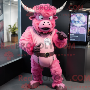 Personagem de máscara de um...