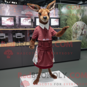 Mascot karakter van een...