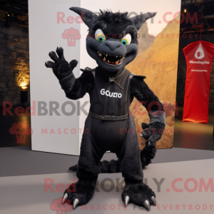 Mascot character of a Black...