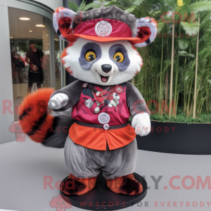 Mascot character of a Gray...