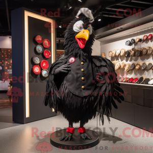 Mascot character of a Black...