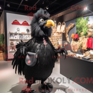 Mascot character of a Black...