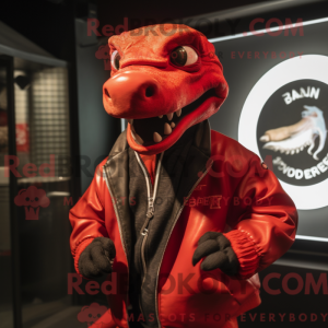 Mascot character of a Red...