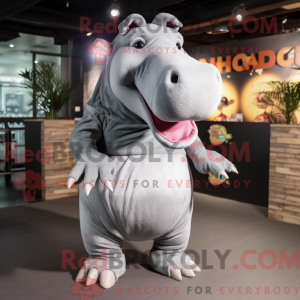 Mascot character of a Gray...
