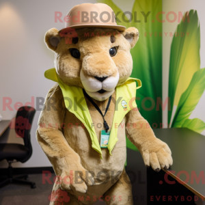 Mascot character of a Lime...