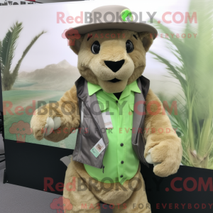 Mascot karakter van een...