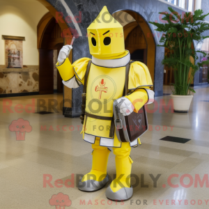 Mascottefiguur van een...