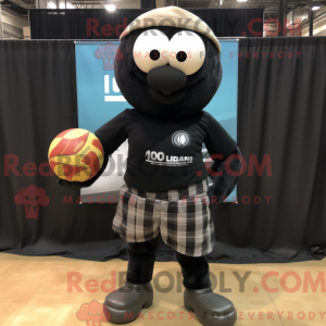 Mascot character of a Black...
