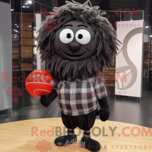 Mascot character of a Black...