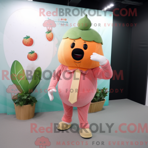 Maskot postava broskvové...