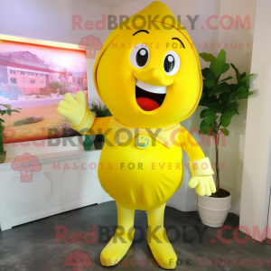Mascot character of a Lemon...