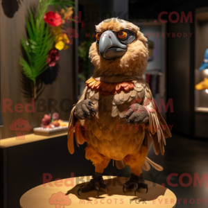 Mascot character of a Brown...