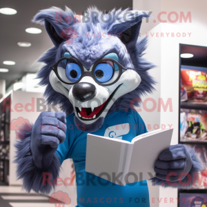 Mascot character of a Blue...