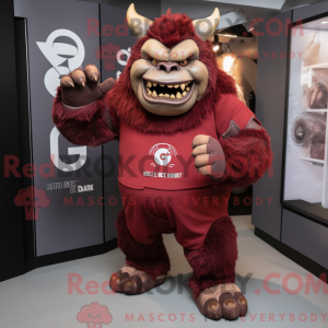 Mascot karakter van een...