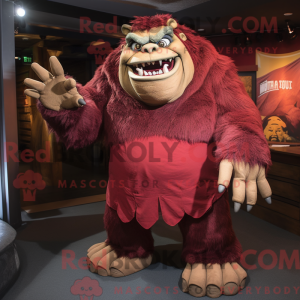 Mascot karakter van een...