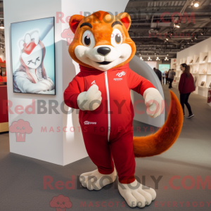 Mascottekarakter van een...