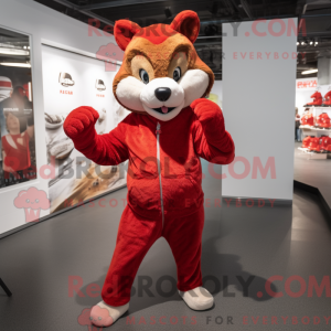 Mascot character of a Red...