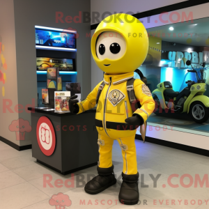 Mascot character of a...