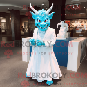 Mascot character of a Cyan...