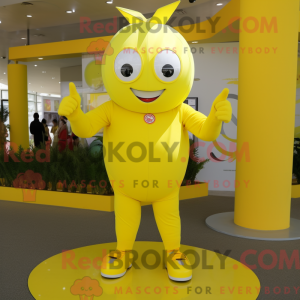 Mascot character of a Lemon...