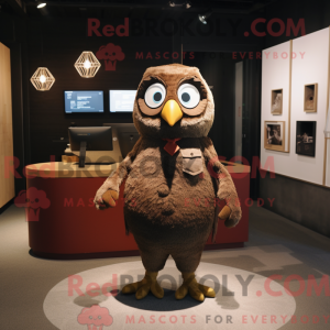 Mascottefiguur van een...