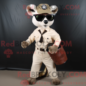 Mascottefiguur van een...