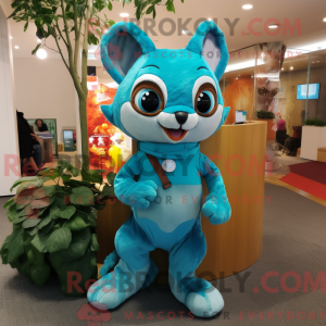 Mascot karakter van een...