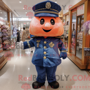 Mascot character of a Peach...