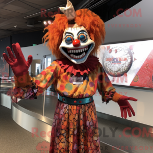 Mascottefiguur van een...