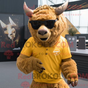 Mascot character of a Gold...