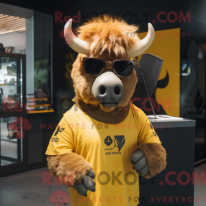 Maskottchen eines goldenen...