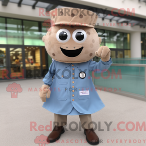 Maskot-karakter av en Tan...