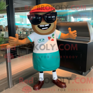 Mascottekarakter van een...
