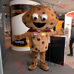 Mascot character of a Brown...