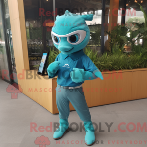 Personnage mascotte d un...