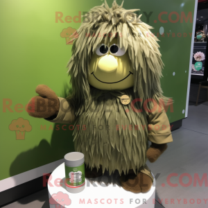 Mascot character of a Olive...