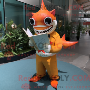 Mascot karakter van een...