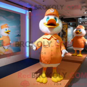 Mascottefiguur van een...