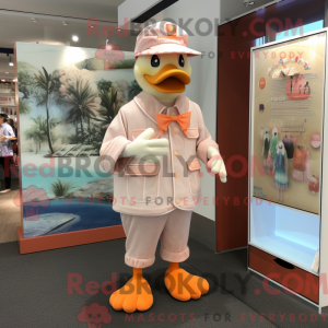 Mascot character of a Peach...