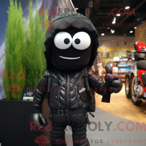 Mascot character of a Black...