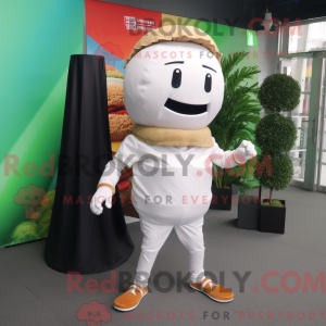Maskot karakter af en hvid...