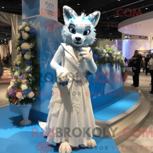 Mascot character of a Blue...