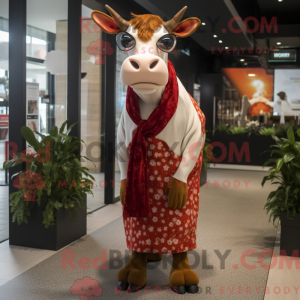 Mascottefiguur van een...