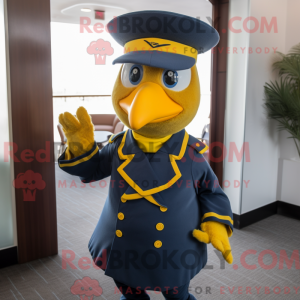 Maskotkarakter af en Navy...