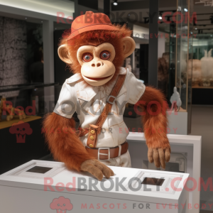 Postava maskota Rust Monkey...