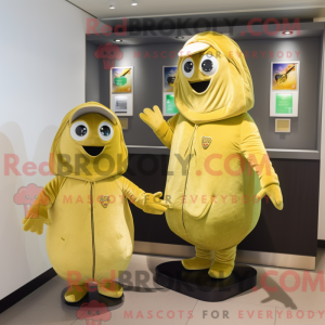 Mascottefiguur van een...