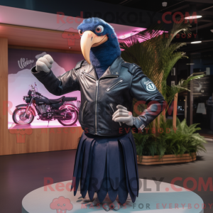 Maskotfigur af en Navy...