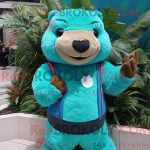 Personnage mascotte d un...