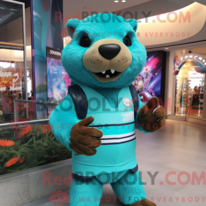 Personnage mascotte d un...